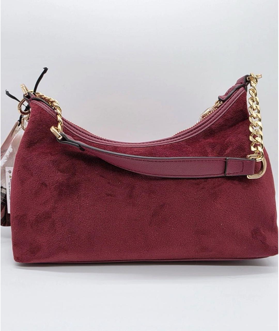 JUICY COUTURE Бордовая сумка с короткими ручками, фото 3