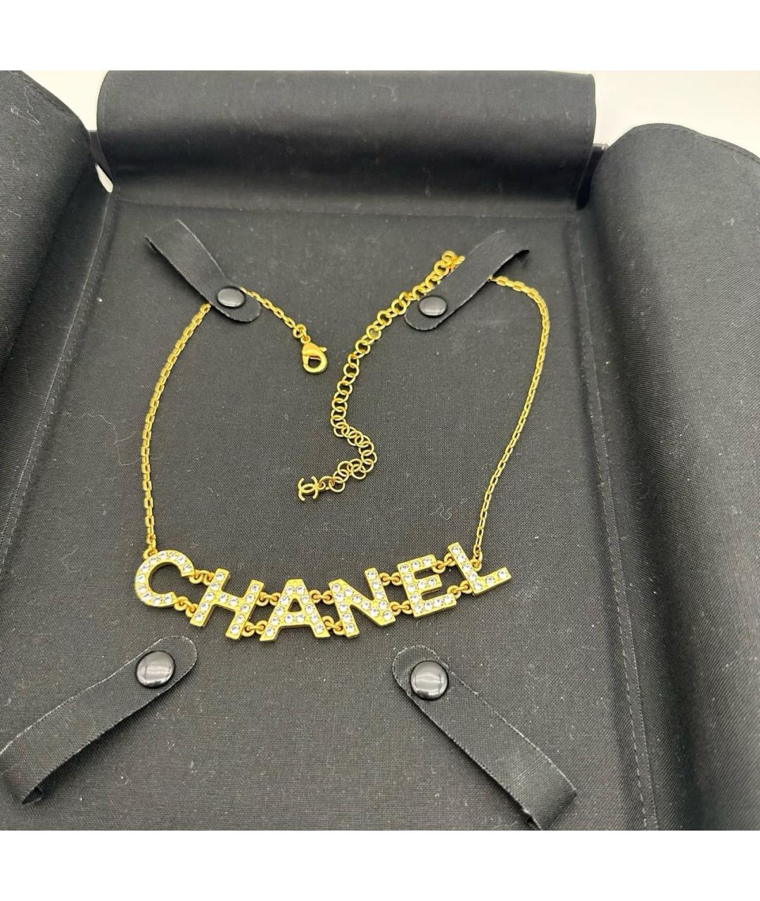 CHANEL Золотое колье, фото 4