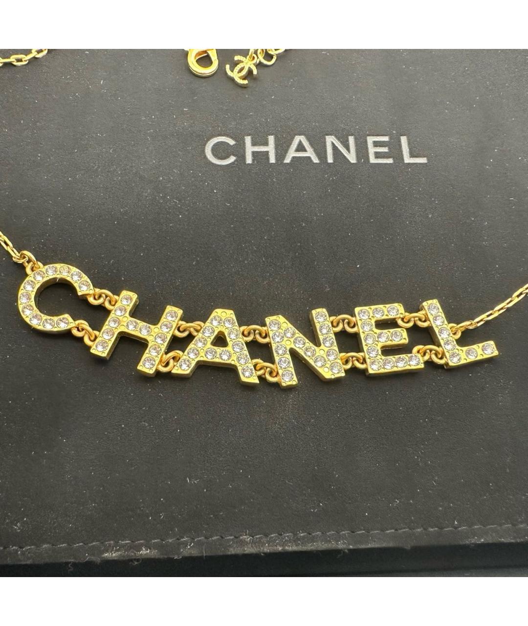 CHANEL Золотое колье, фото 3
