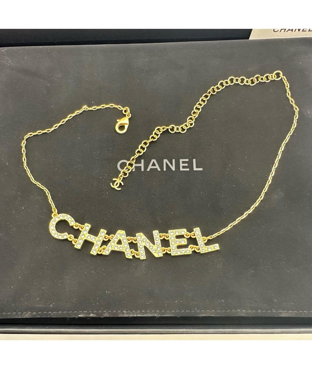 CHANEL Золотое колье, фото 2