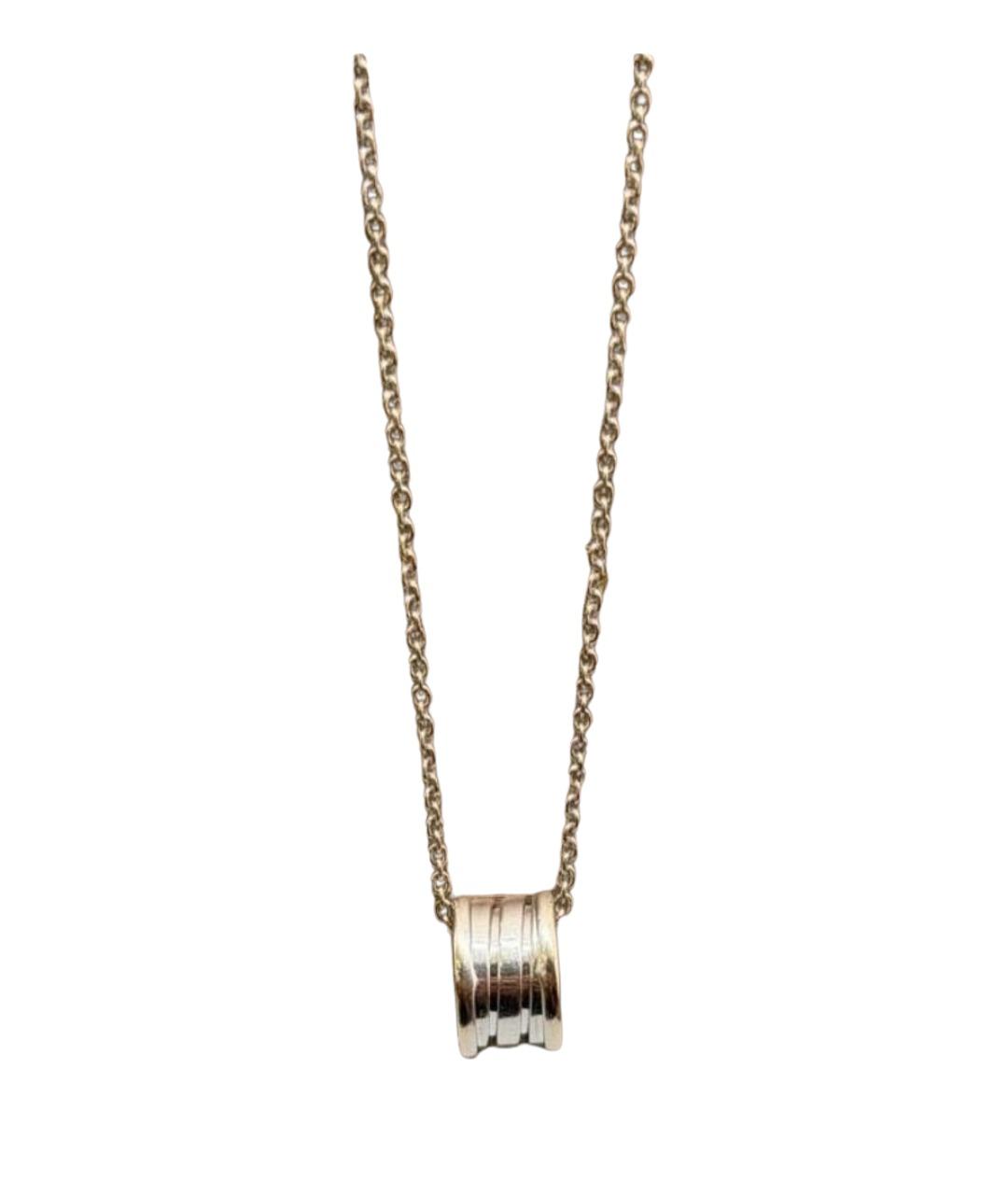 BVLGARI Золотое колье из белого золота, фото 1