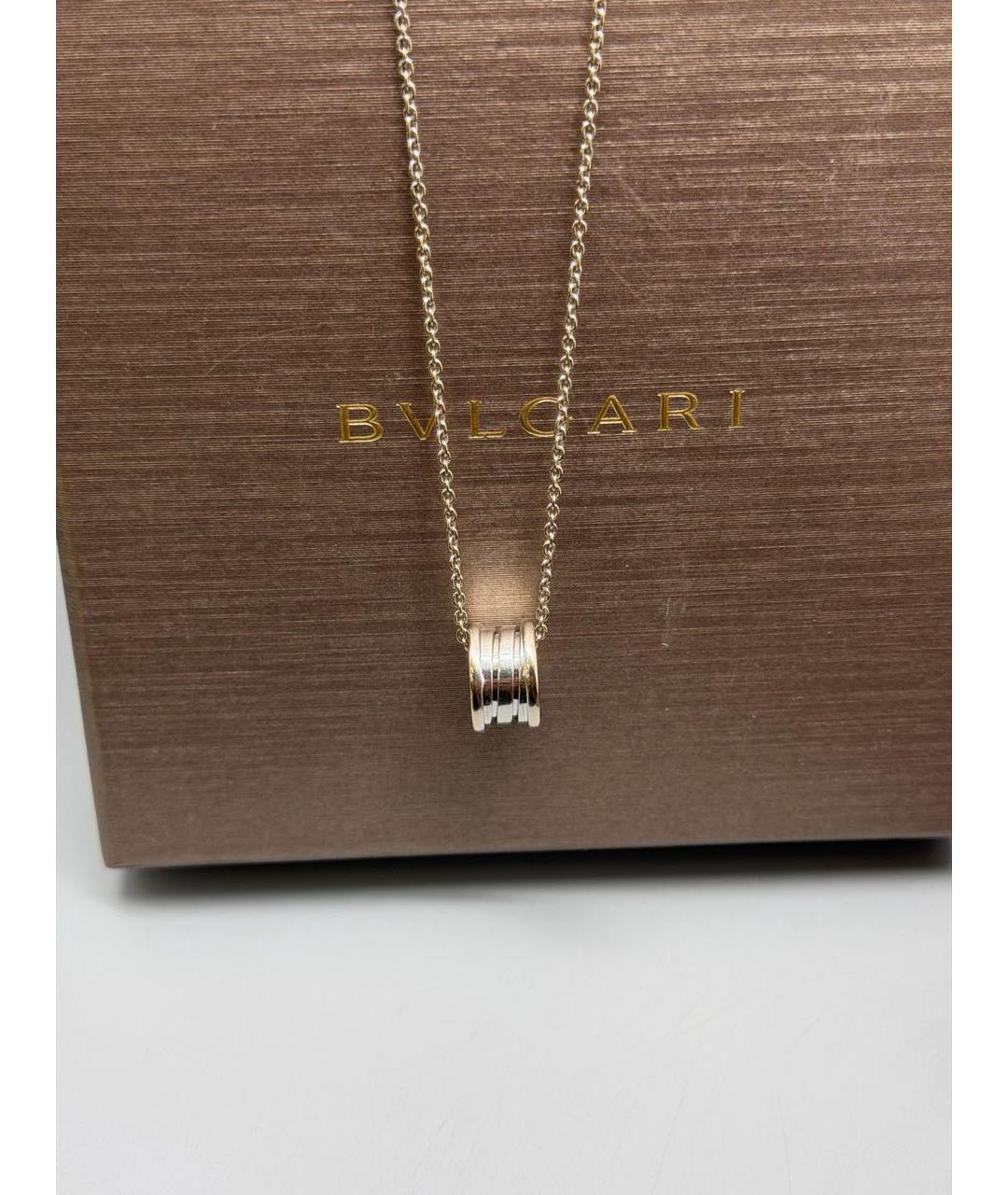 BVLGARI Золотое колье из белого золота, фото 5