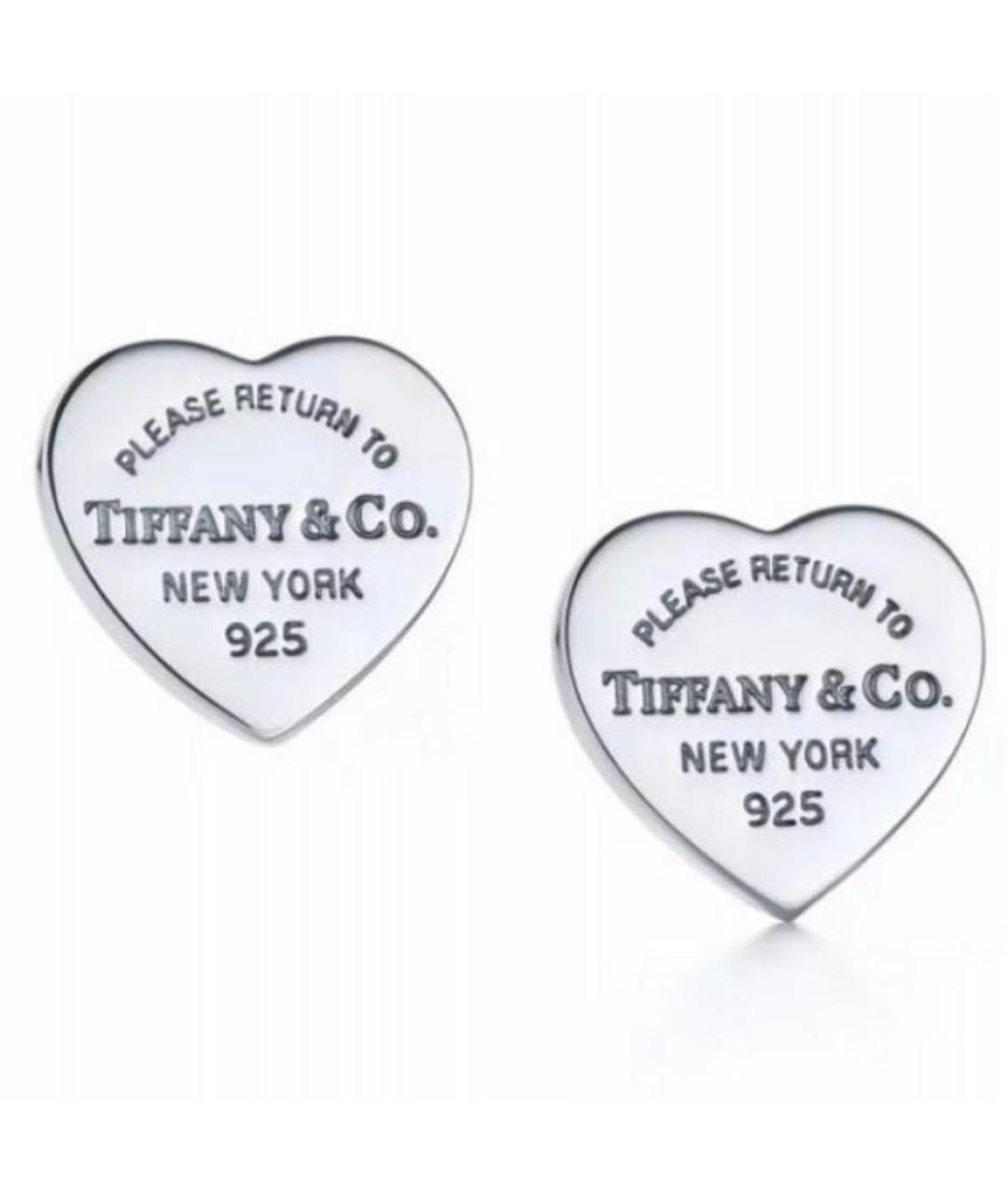 TIFFANY&CO Серебряные серебряные серьги, фото 9