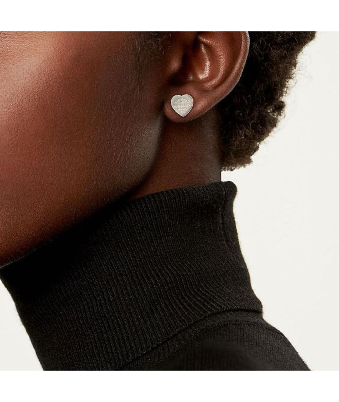 TIFFANY&CO Серебряные серебряные серьги, фото 8