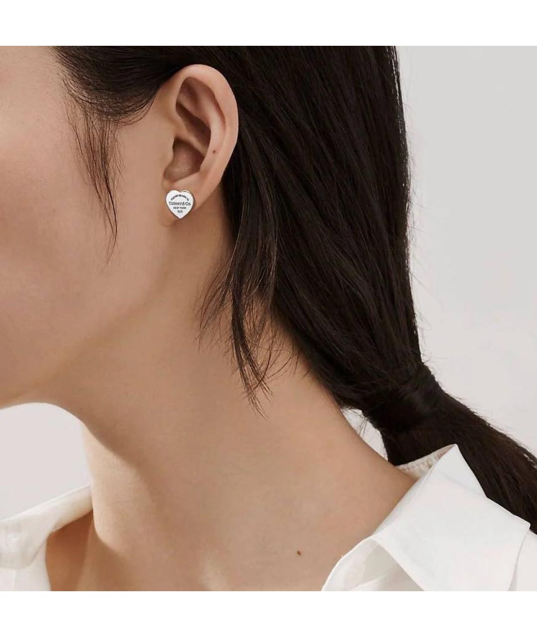 TIFFANY&CO Серебряные серебряные серьги, фото 7