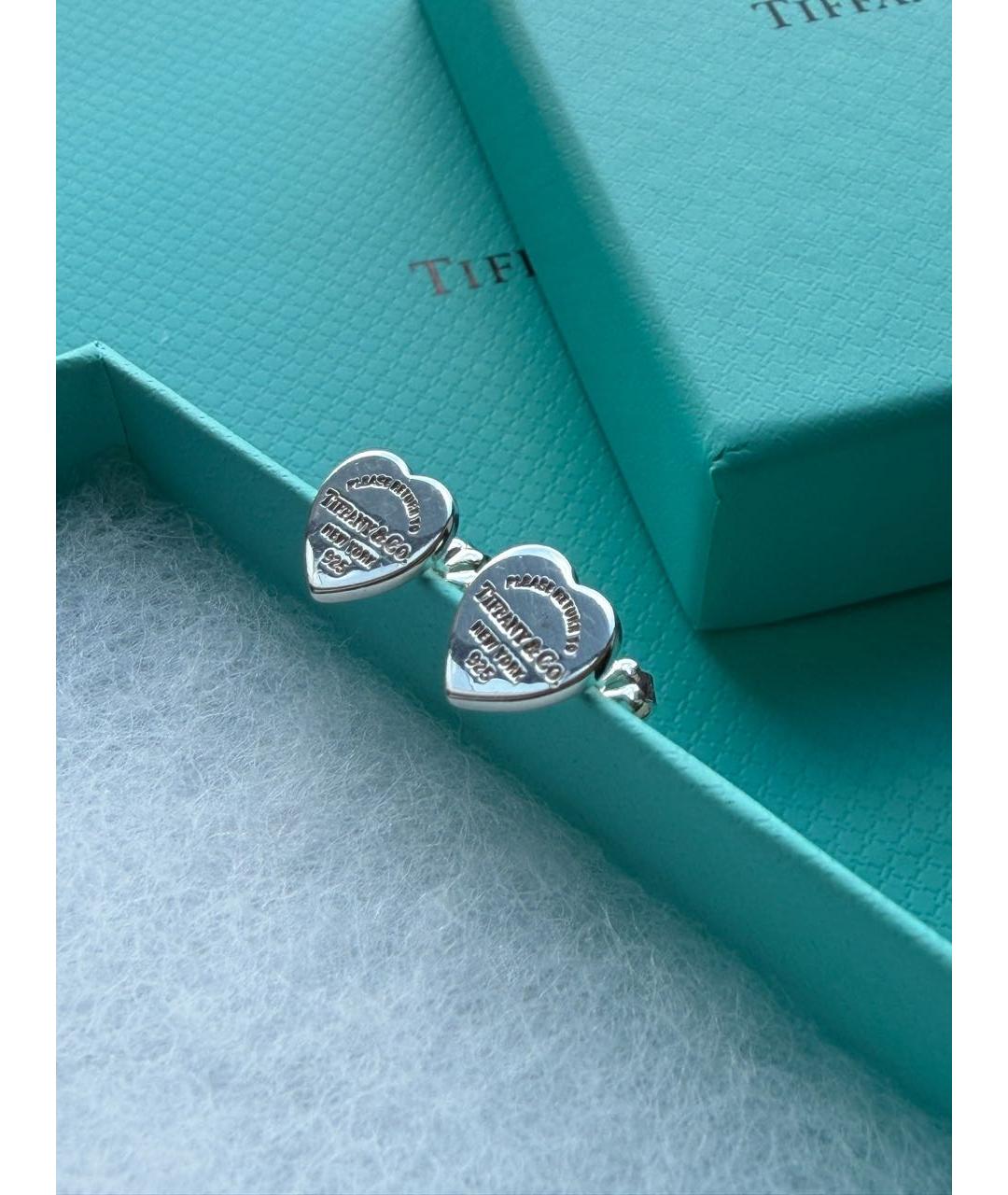 TIFFANY&CO Серебряные серебряные серьги, фото 2