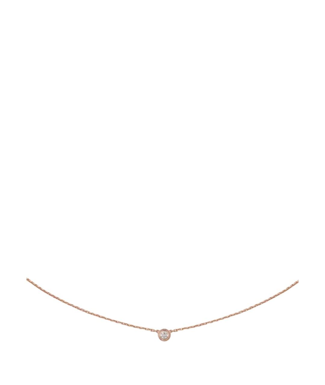 CARTIER Золотое колье из розового золота, фото 1