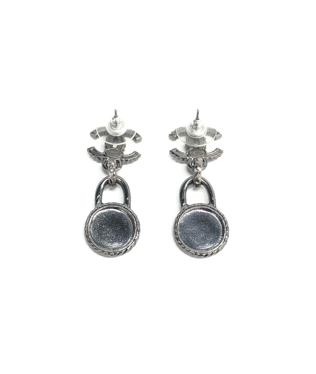 CHANEL Серебряные серьги, фото 3