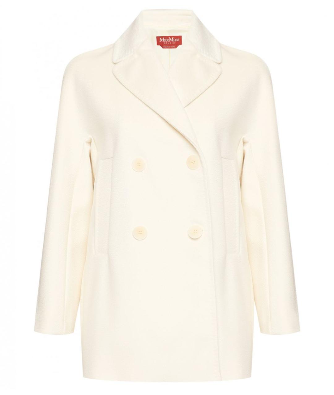 'S MAX MARA Белое пальто, фото 1