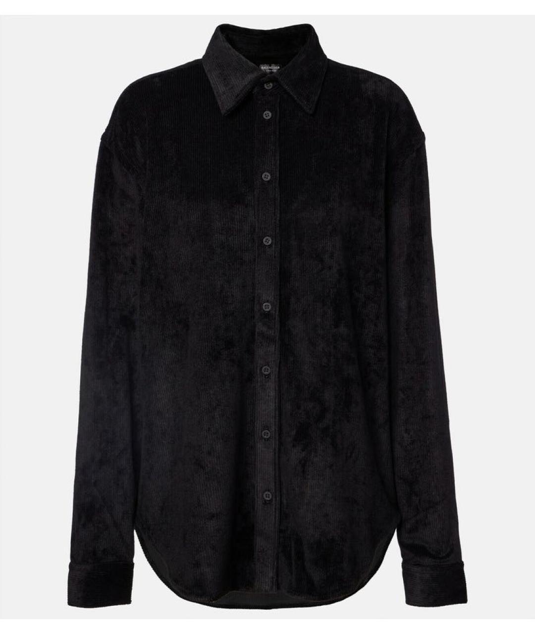 BALENCIAGA Черная рубашка, фото 6