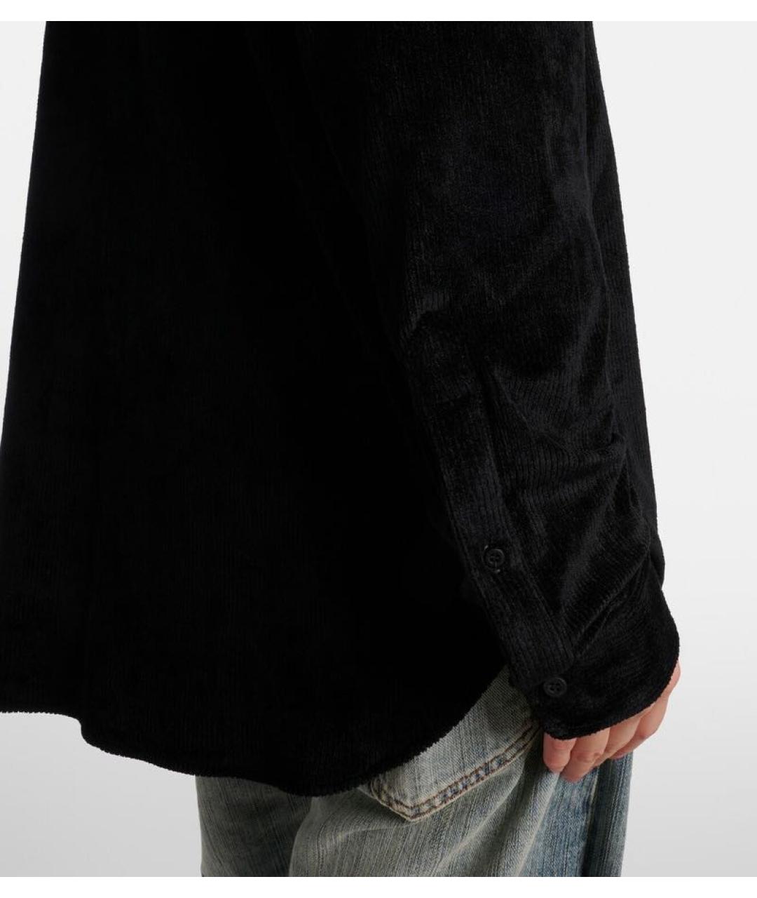 BALENCIAGA Черная рубашка, фото 5