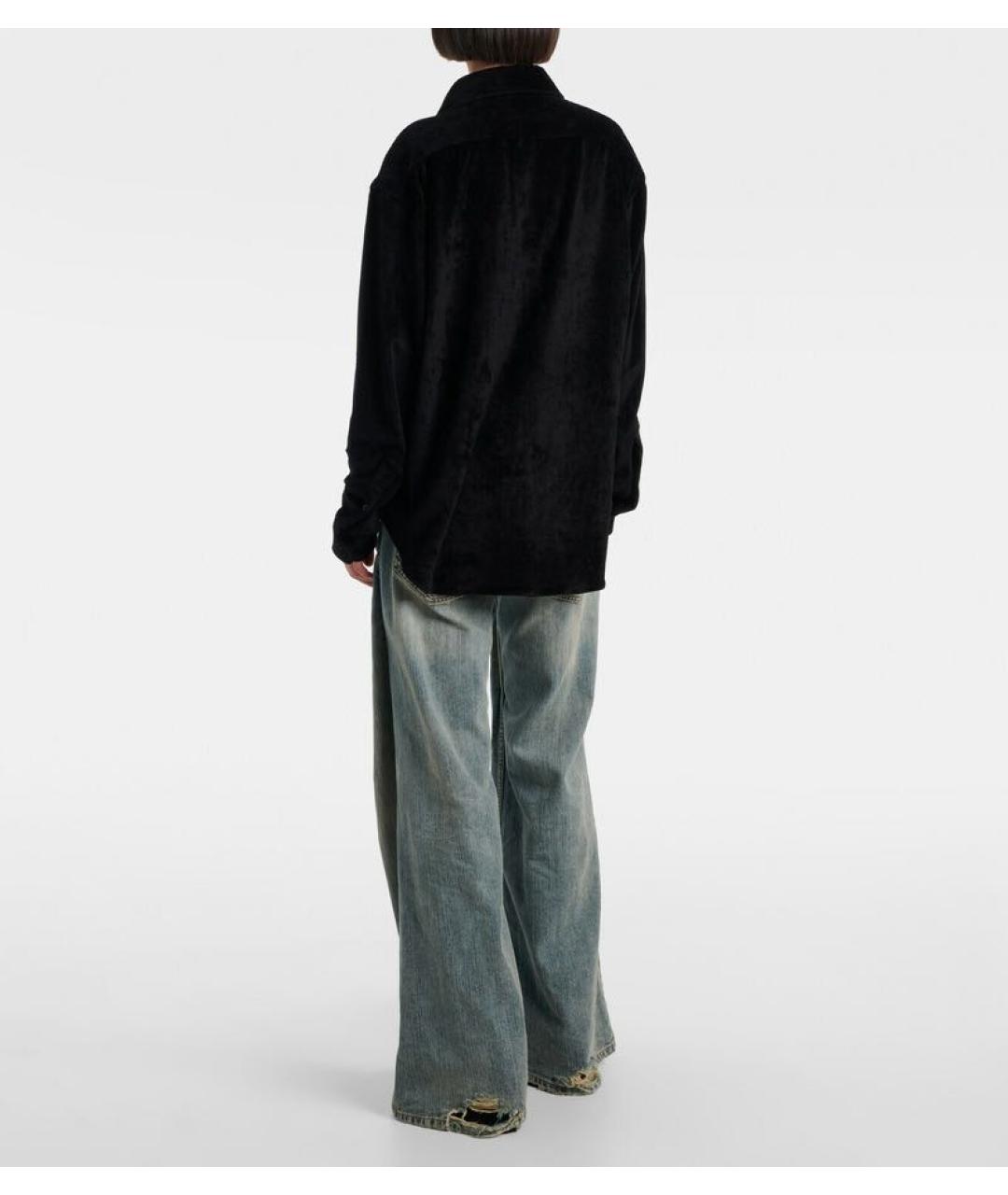 BALENCIAGA Черная рубашка, фото 3