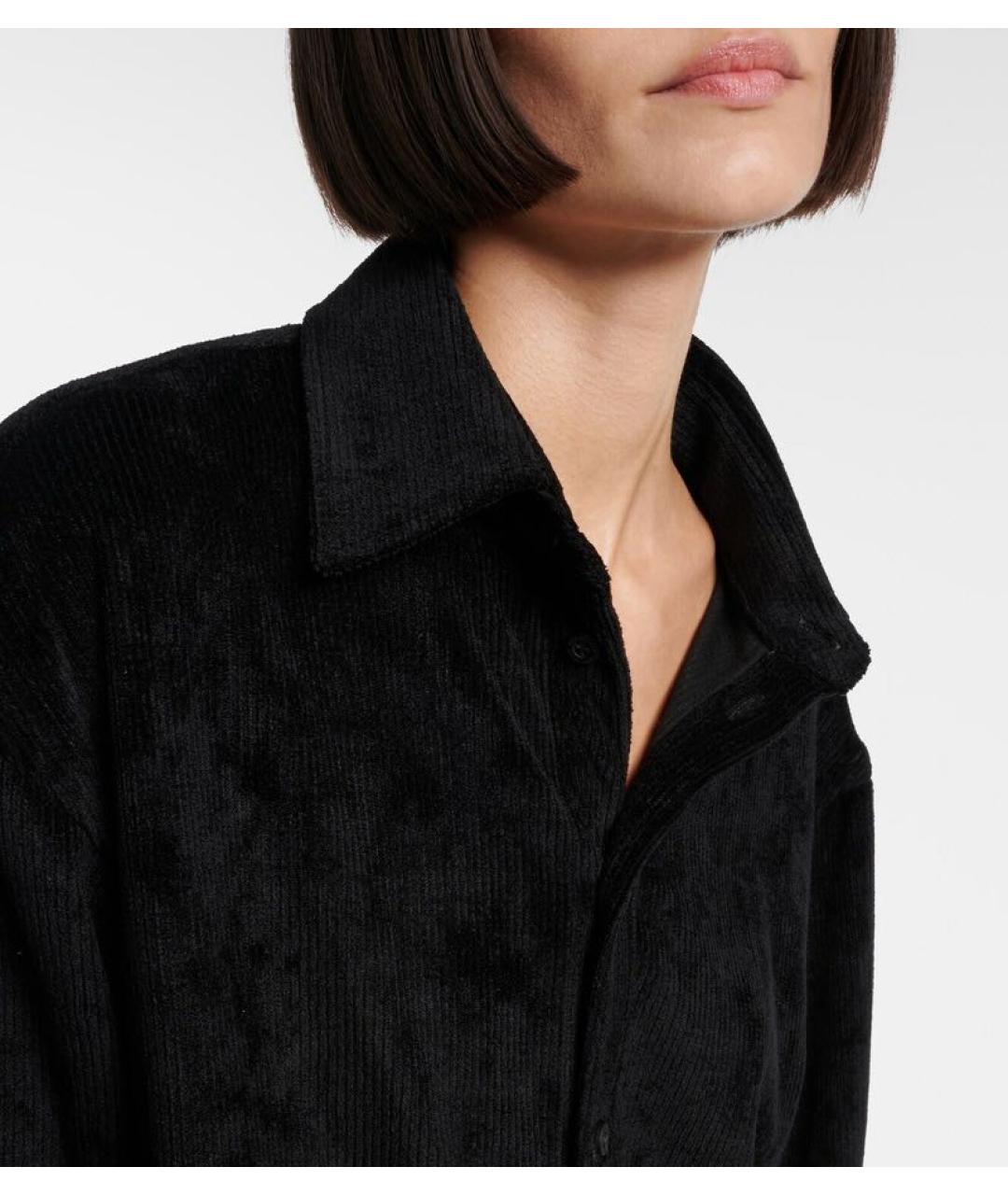 BALENCIAGA Черная рубашка, фото 4
