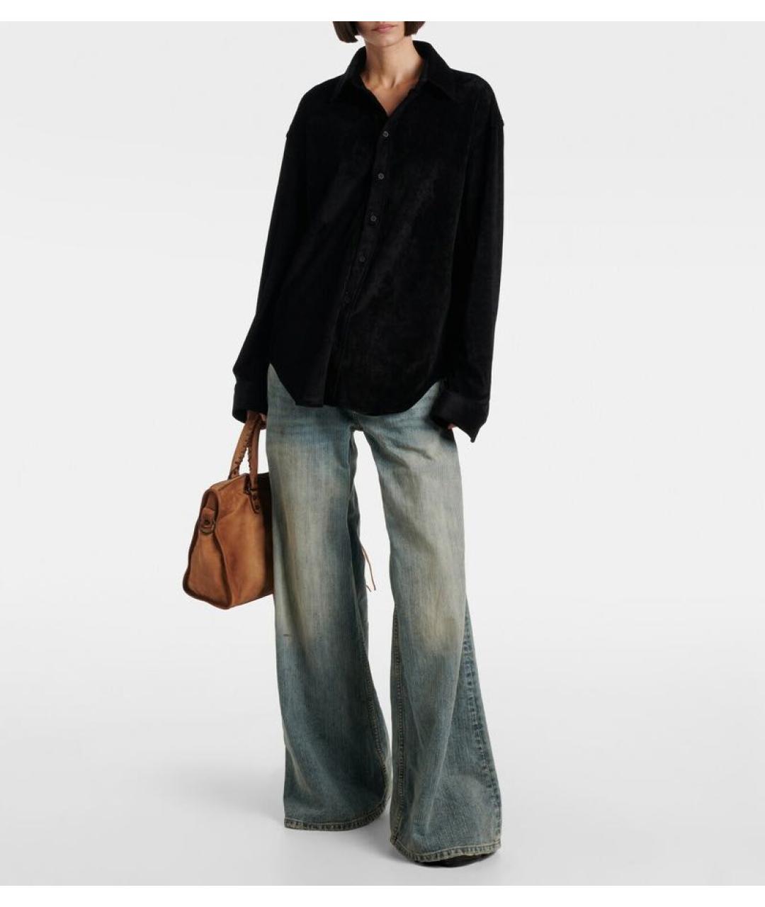 BALENCIAGA Черная рубашка, фото 2