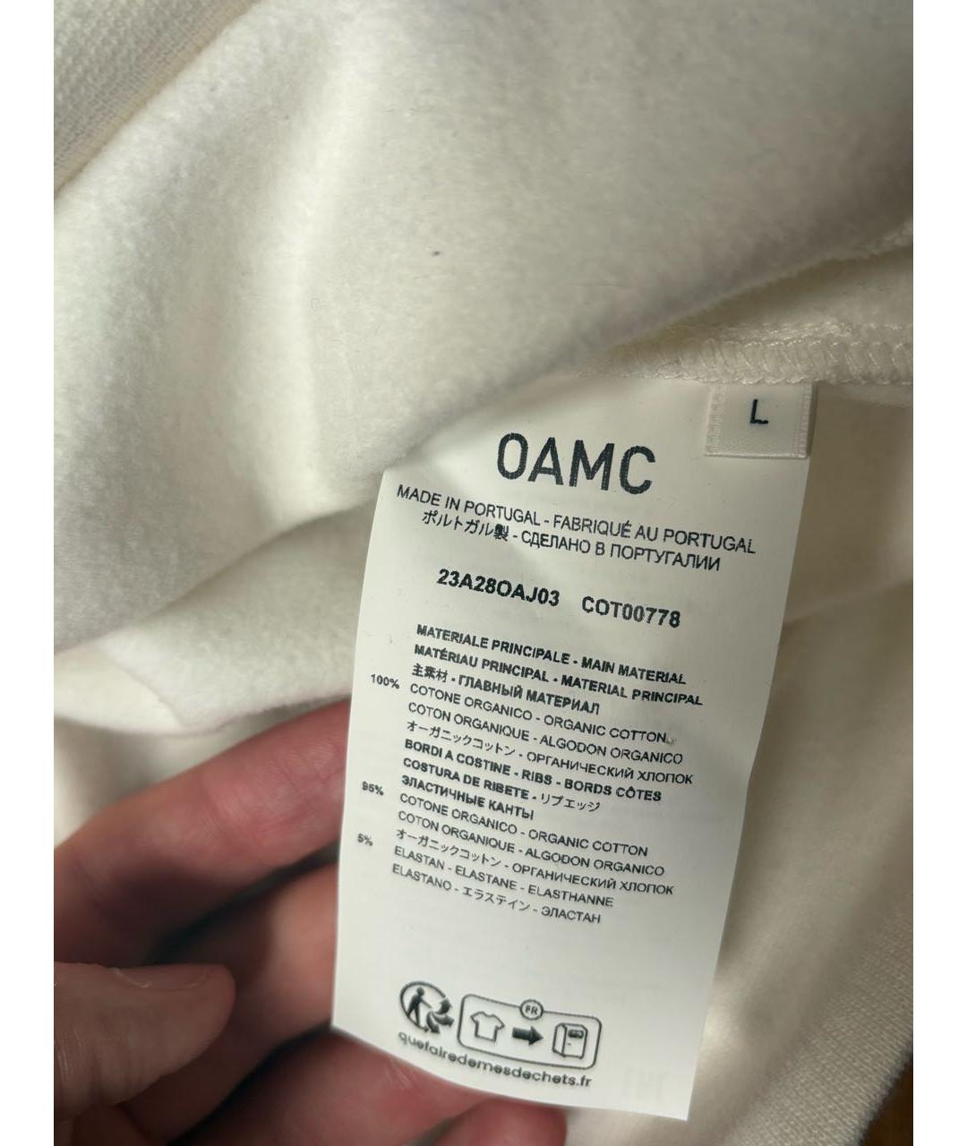 OAMC Белый хлопковый джемпер / свитер, фото 5