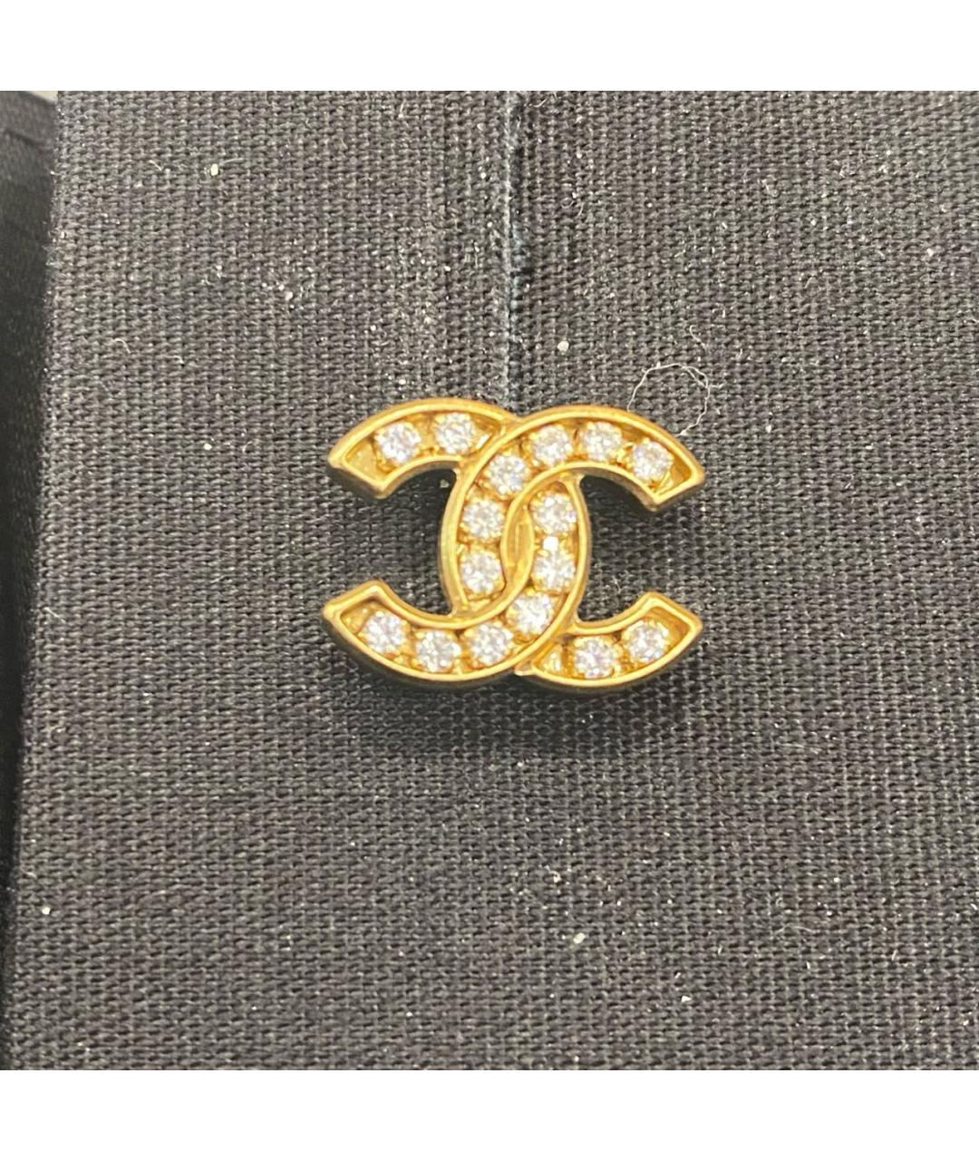 CHANEL Золотые серьги, фото 3