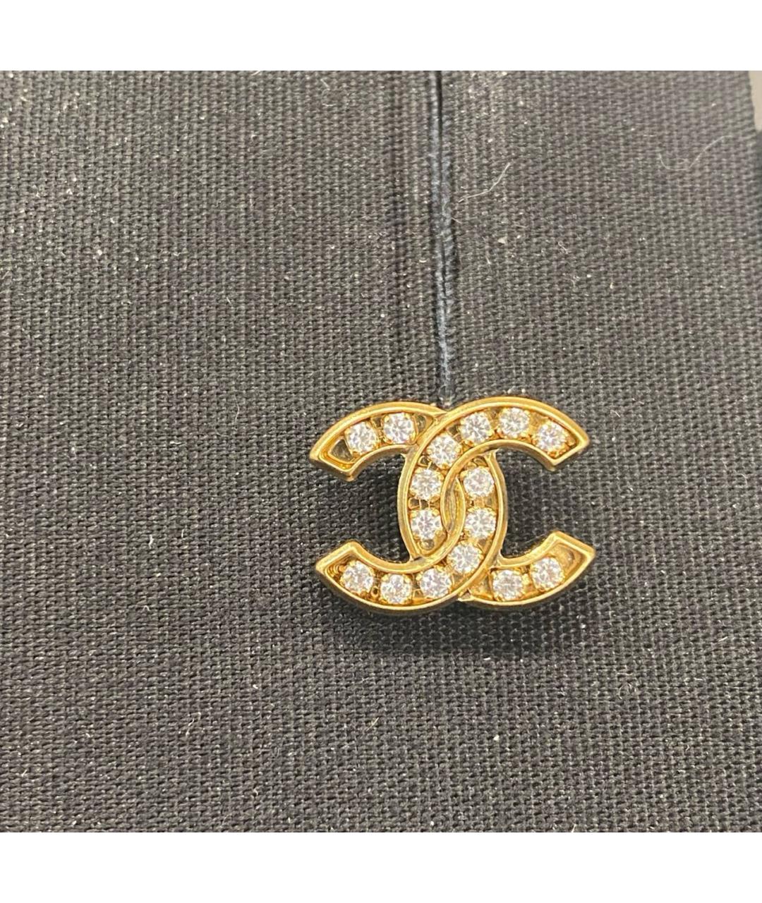 CHANEL Золотые серьги, фото 2