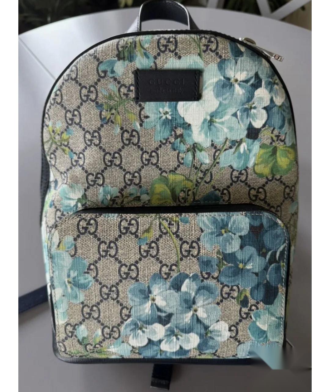 GUCCI Мульти рюкзак из канвы, фото 5