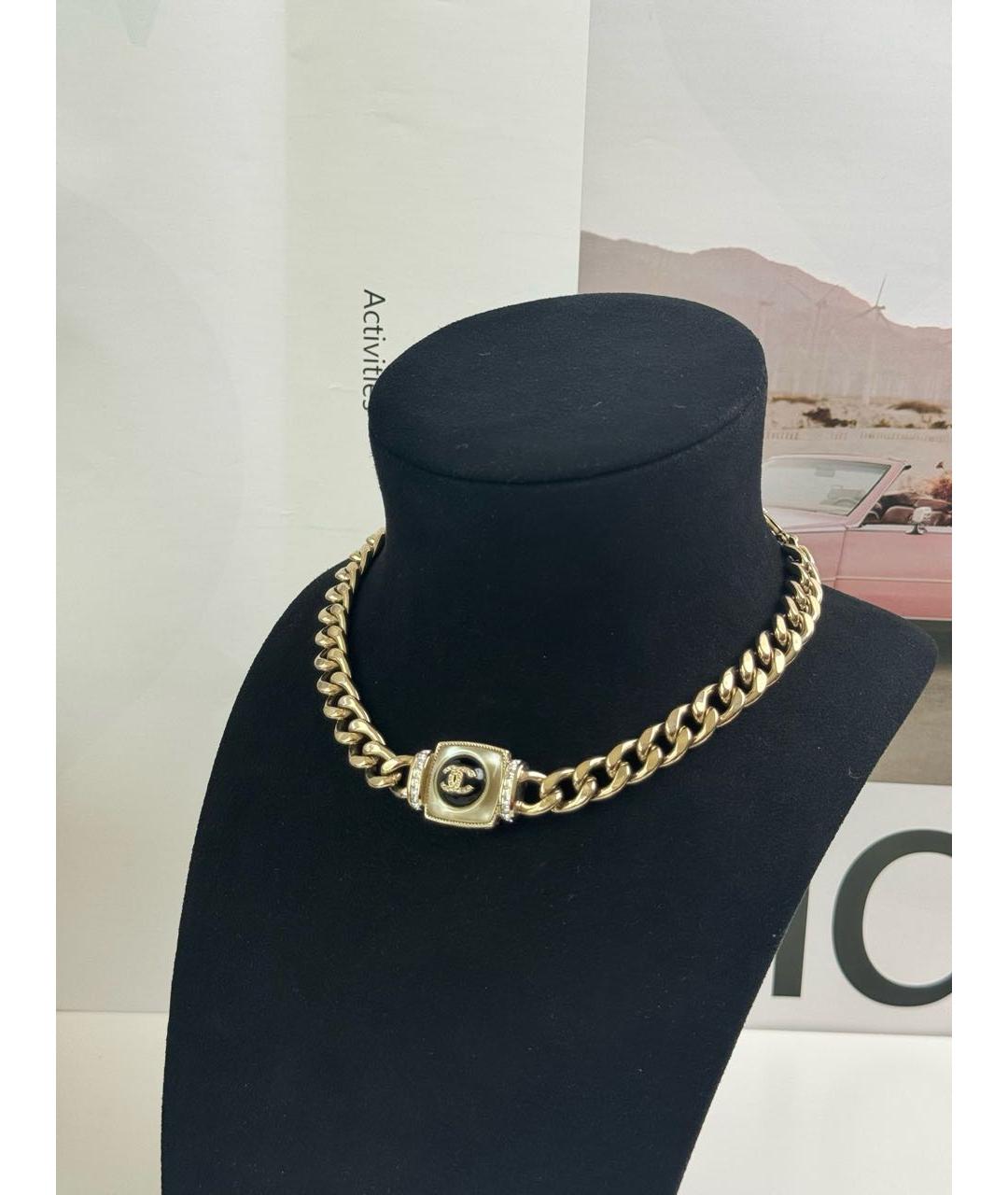CHANEL Золотое колье, фото 4