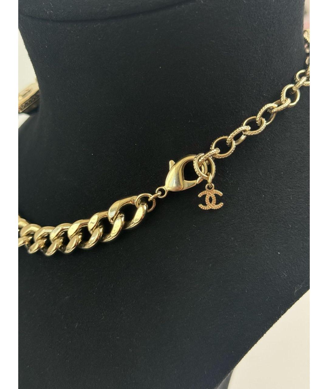 CHANEL Золотое колье, фото 3