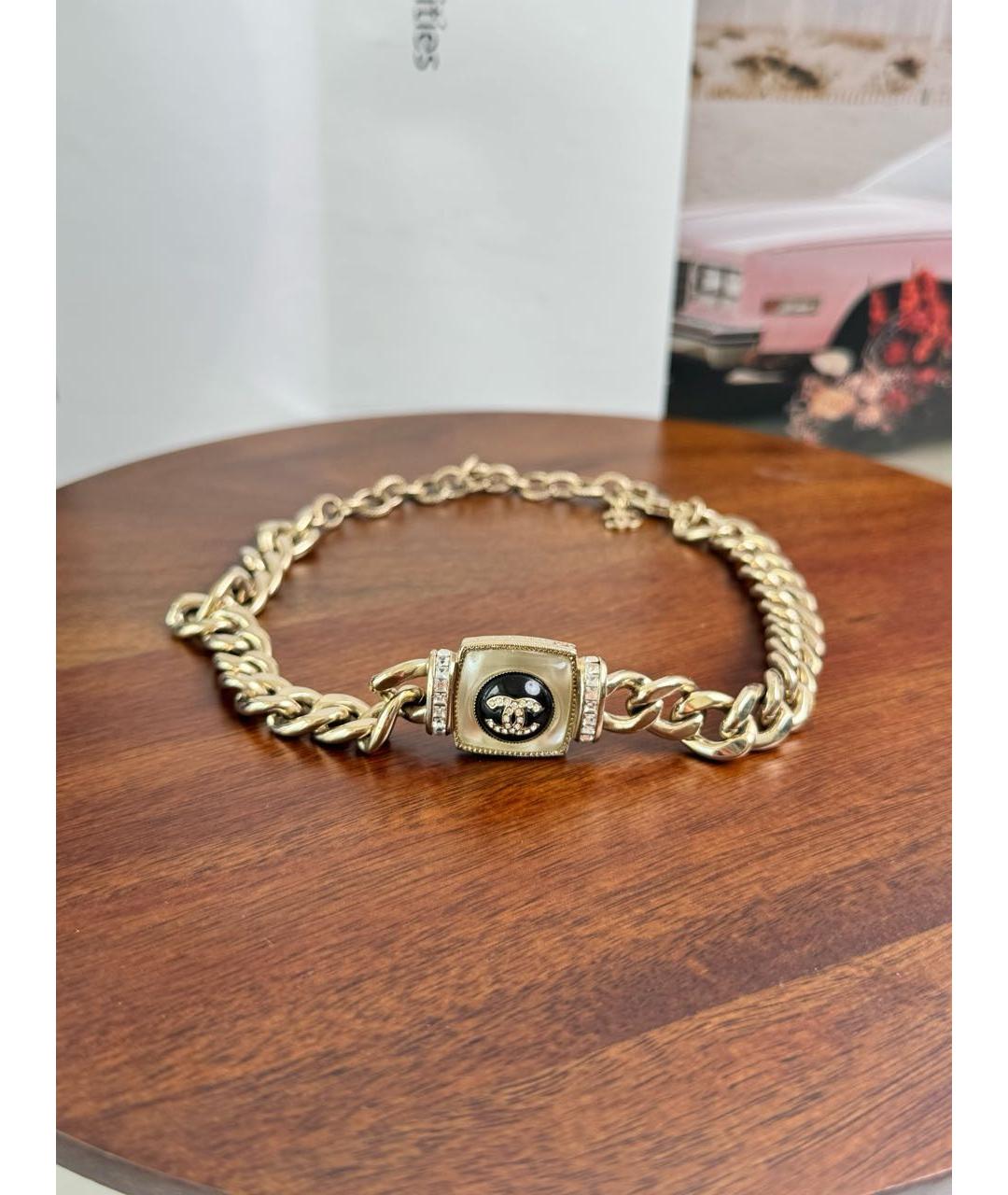 CHANEL Золотое колье, фото 5