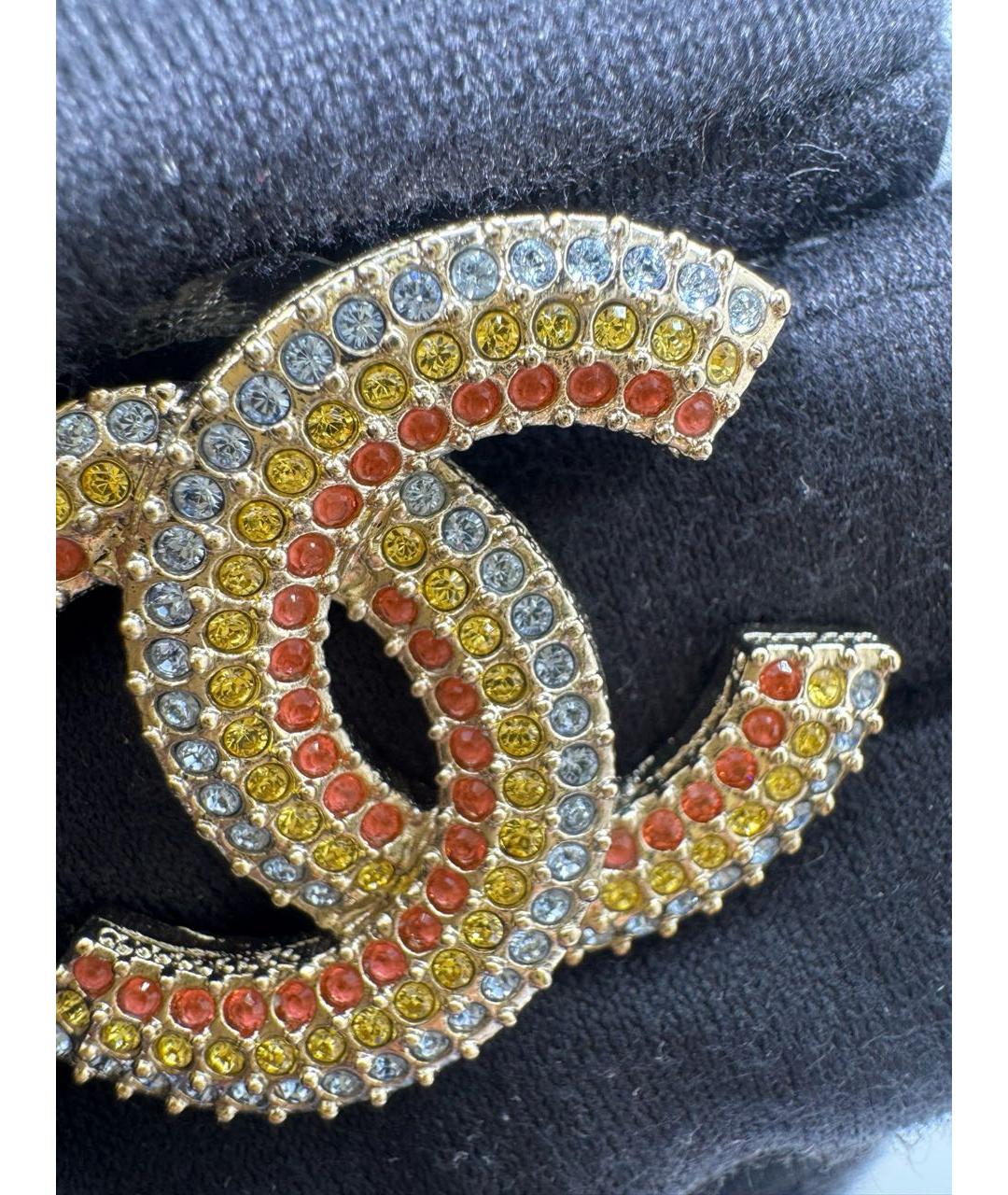 CHANEL Золотые серьги, фото 3