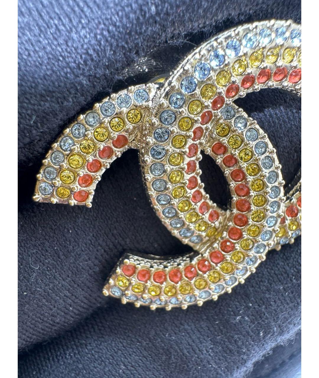 CHANEL Золотые серьги, фото 2