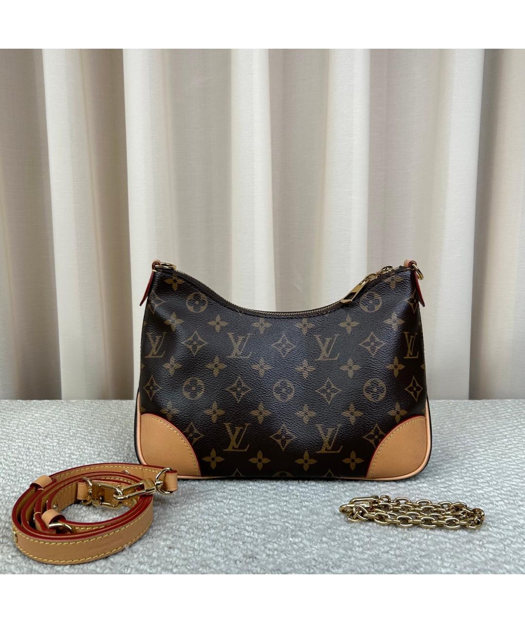 LOUIS VUITTON Коричневая сумка через плечо, фото 3