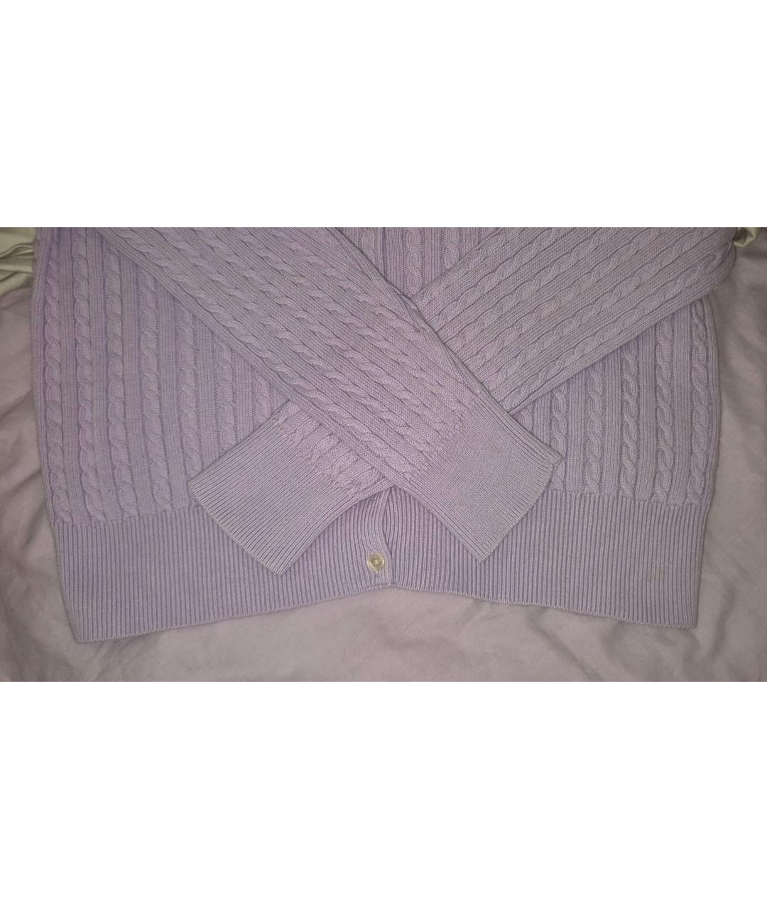 POLO RALPH LAUREN Фиолетовый хлопковый джемпер / свитер, фото 7