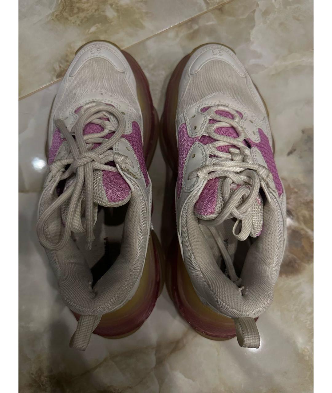 BALENCIAGA Розовые кроссовки, фото 3