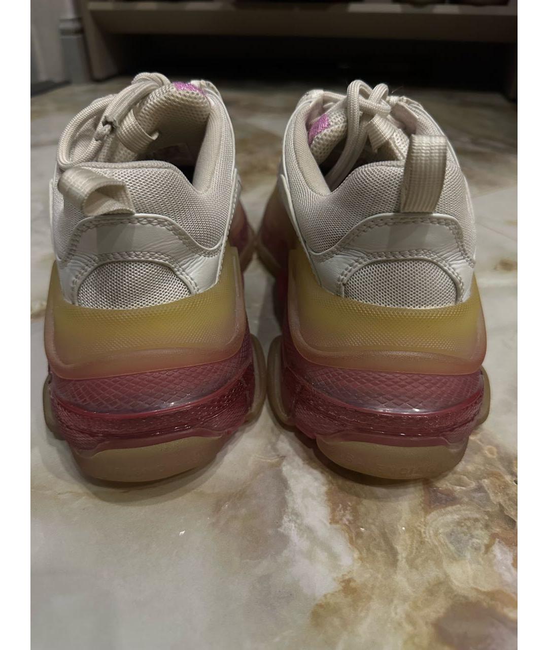 BALENCIAGA Розовые кроссовки, фото 4
