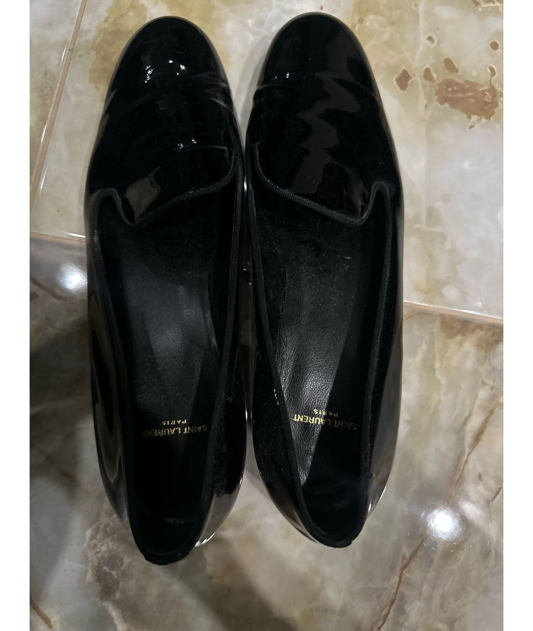 SAINT LAURENT Черные лоферы, фото 3