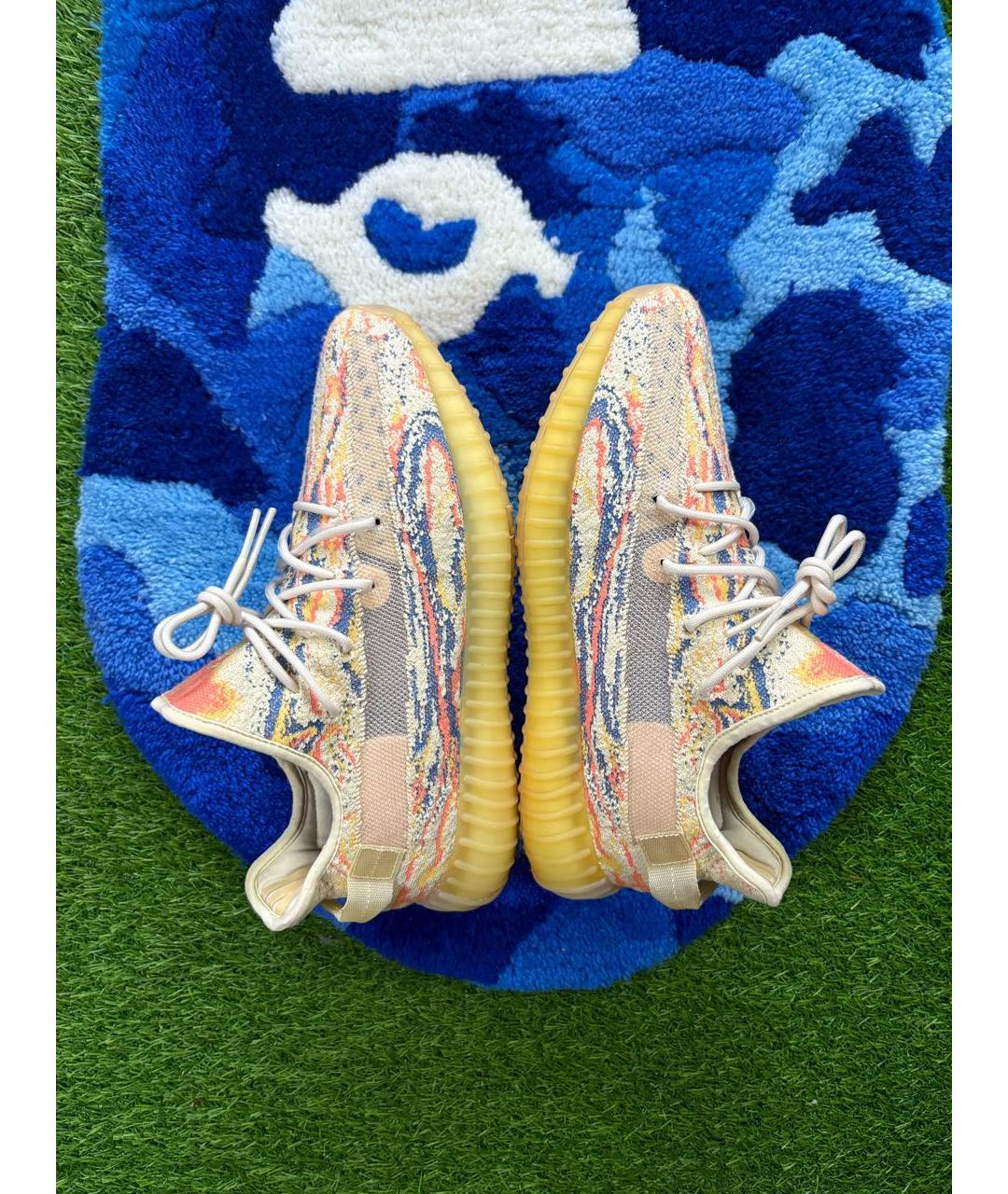 ADIDAS YEEZY Мульти синтетические низкие кроссовки / кеды, фото 4
