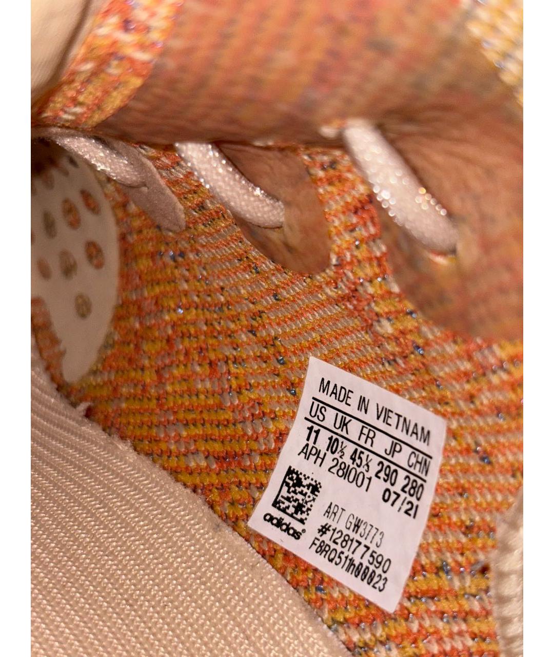ADIDAS YEEZY Мульти синтетические низкие кроссовки / кеды, фото 6