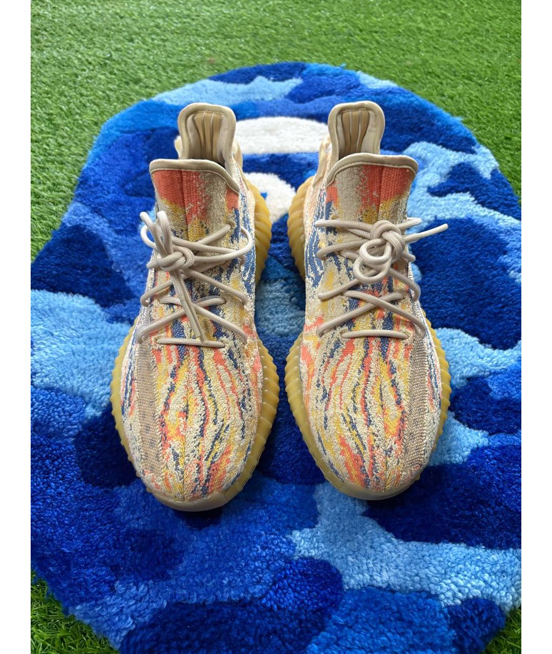 ADIDAS YEEZY Мульти синтетические низкие кроссовки / кеды, фото 2
