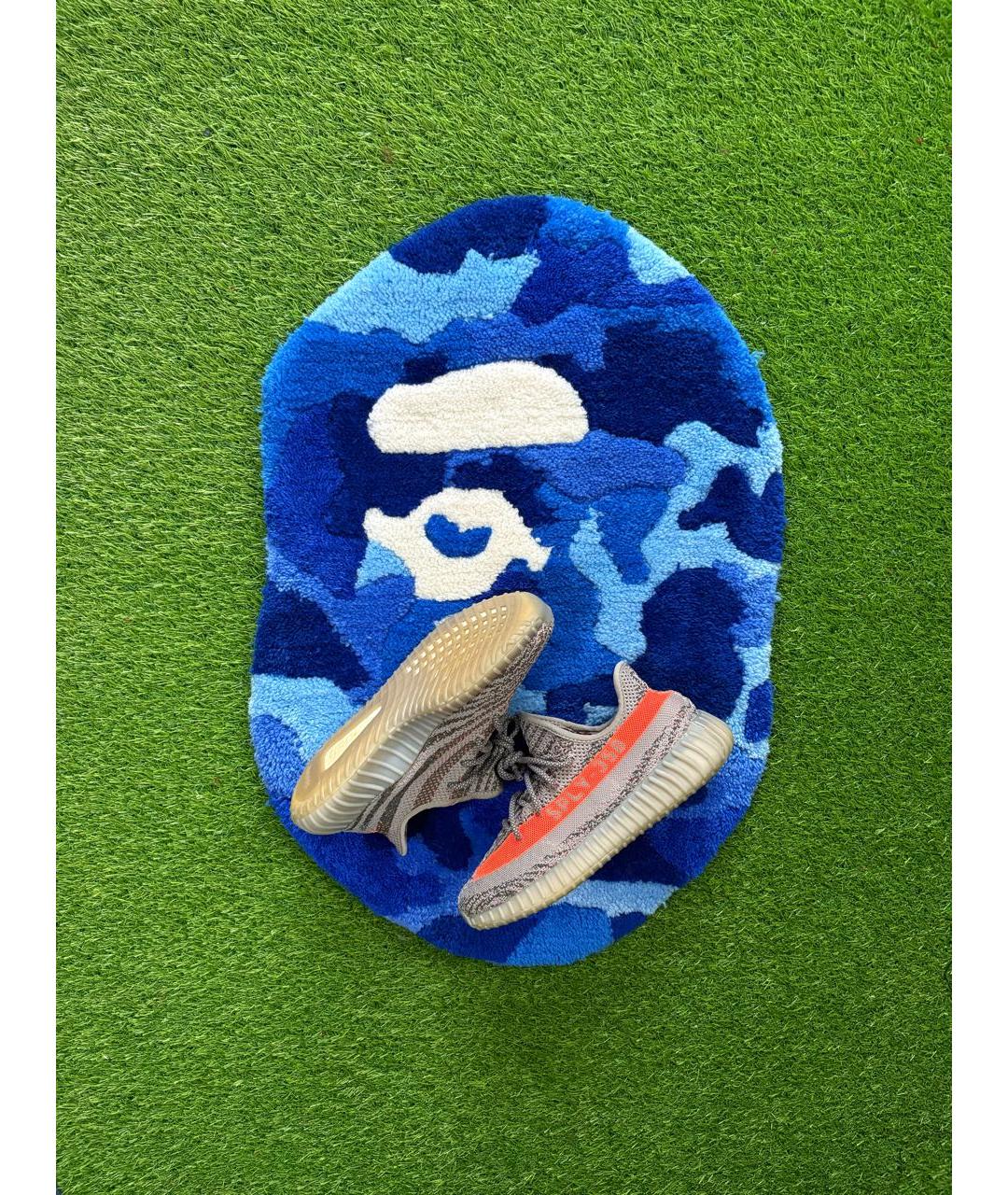 ADIDAS YEEZY Серые синтетические низкие кроссовки / кеды, фото 7