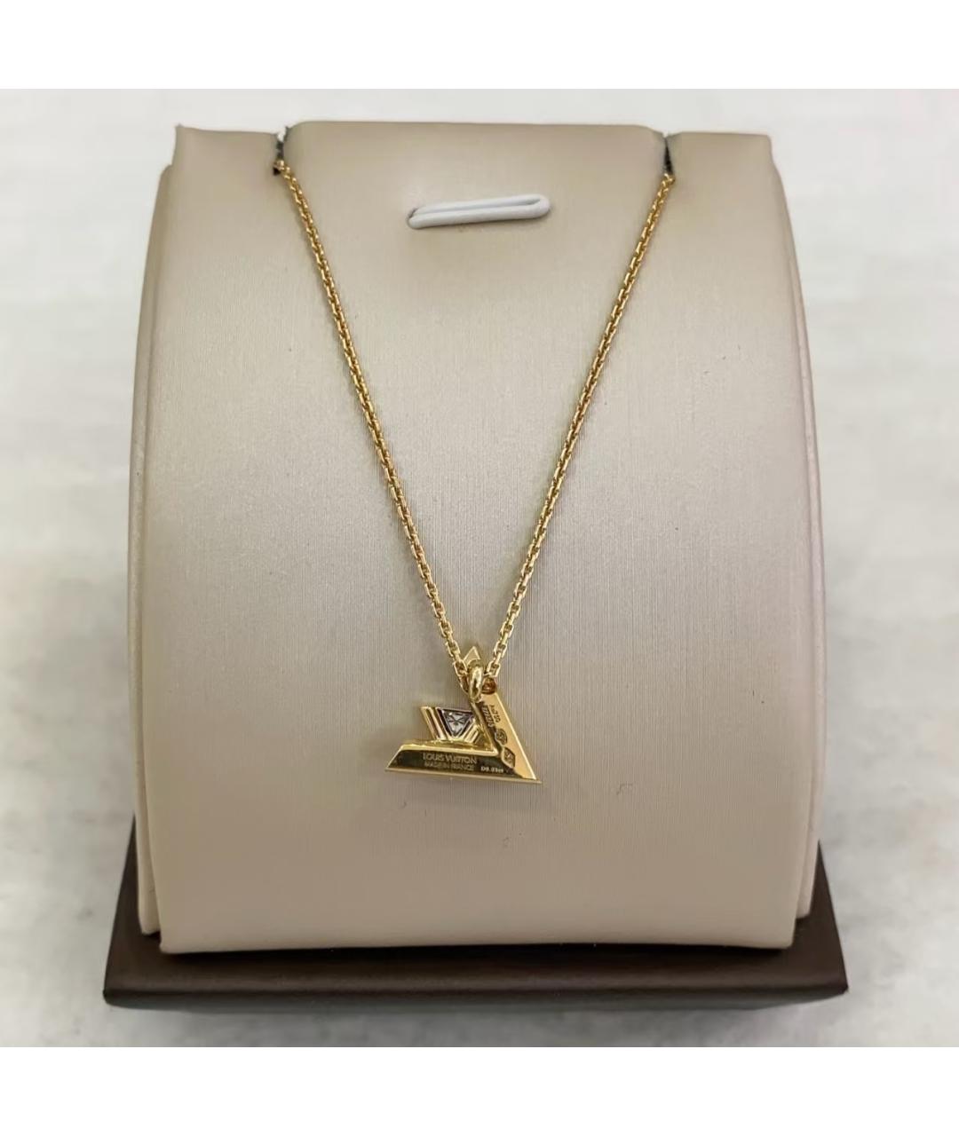 LOUIS VUITTON Золотое колье, фото 4