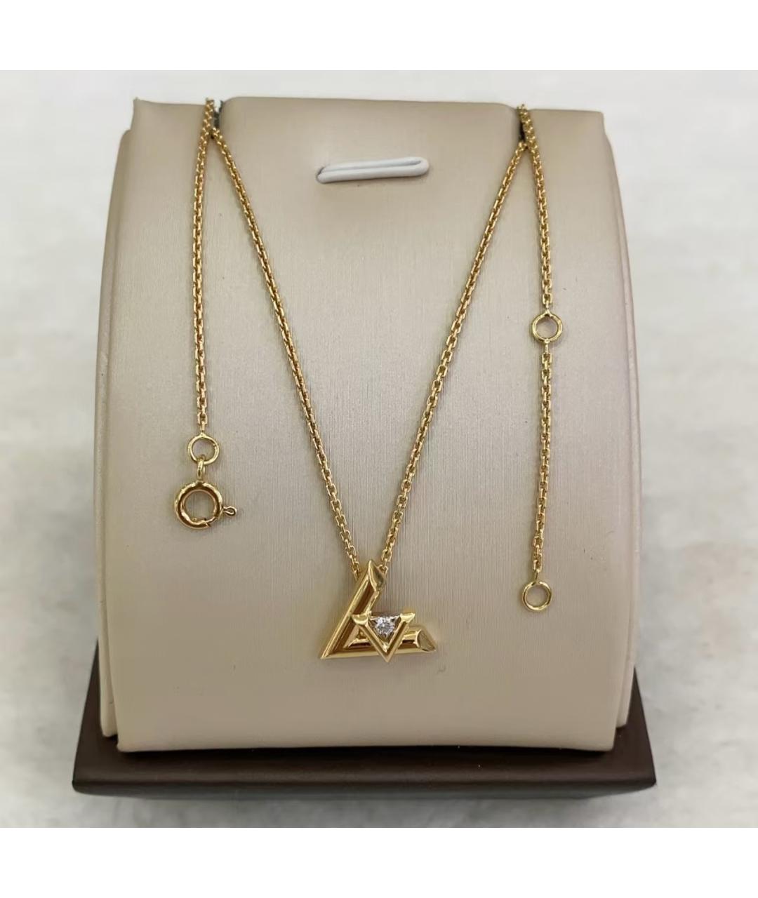 LOUIS VUITTON Золотое колье, фото 5