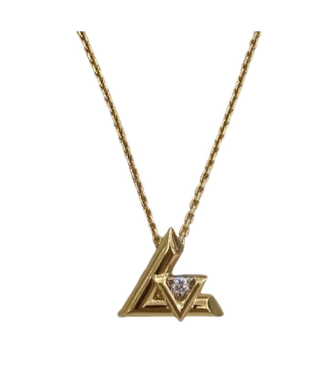 LOUIS VUITTON Золотое колье, фото 1
