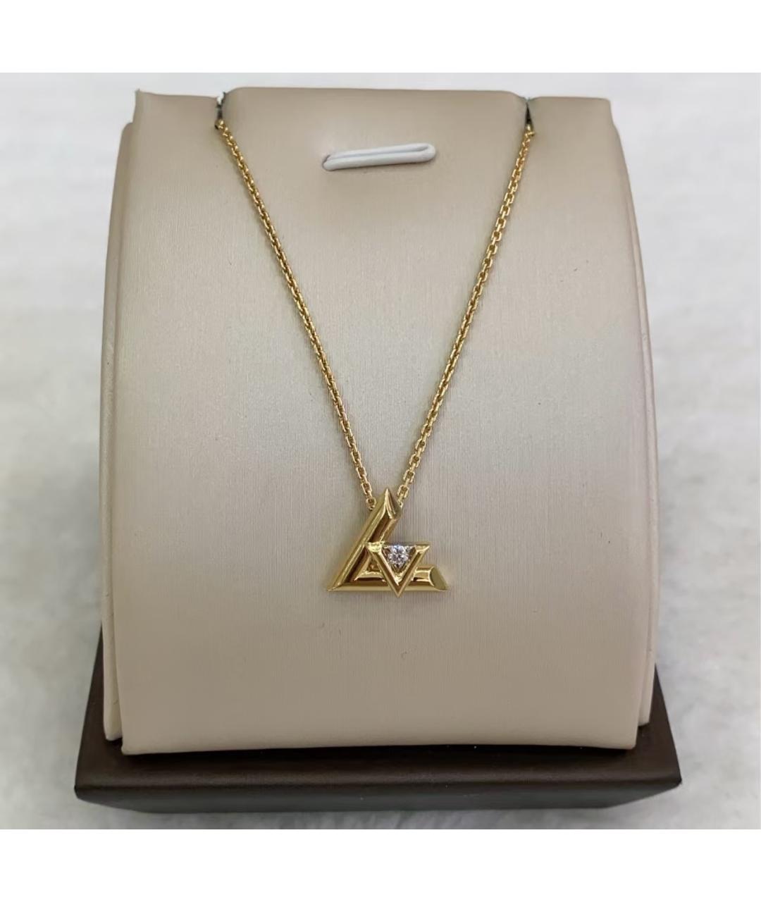 LOUIS VUITTON Золотое колье, фото 2