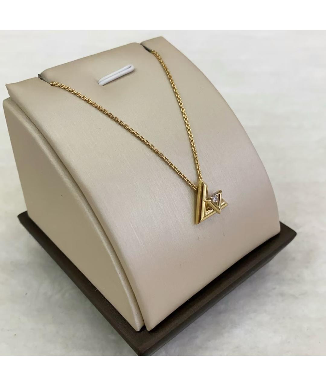 LOUIS VUITTON Золотое колье, фото 3