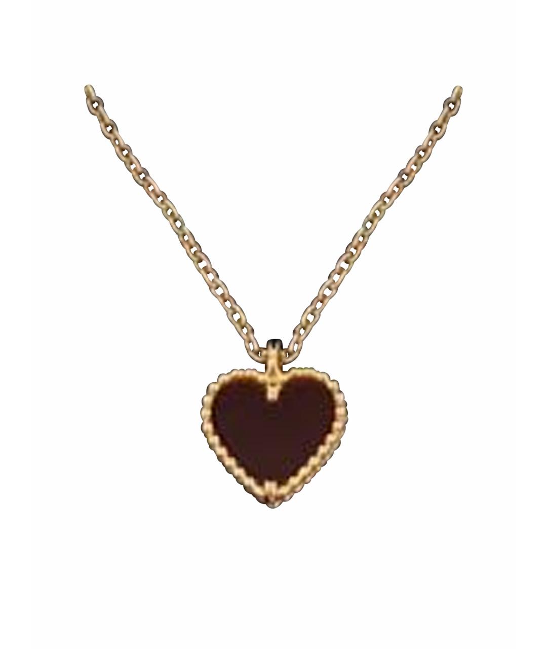 VAN CLEEF & ARPELS Красное колье из желтого золота, фото 1