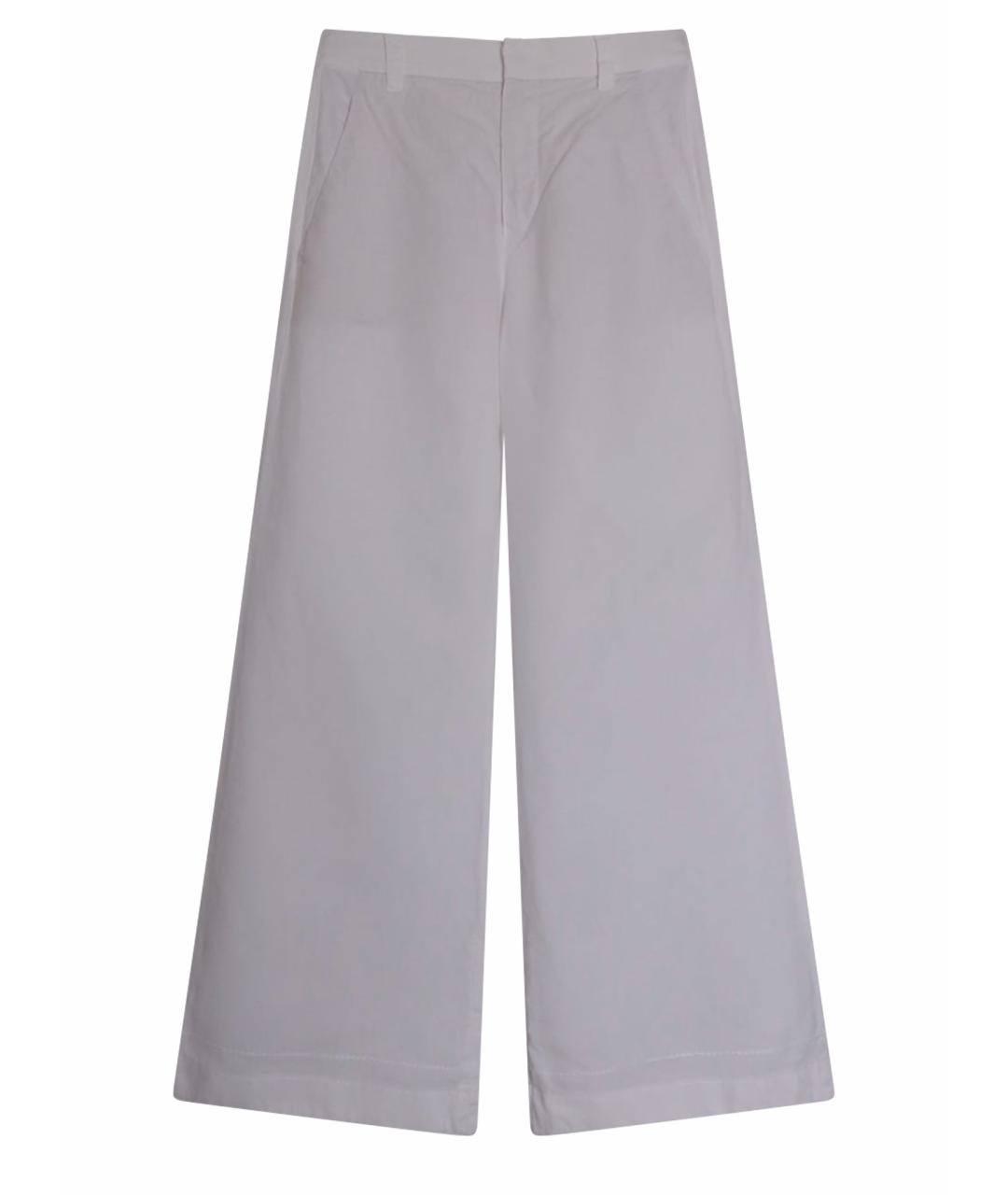 BRUNELLO CUCINELLI Белые льняные брюки широкие, фото 1