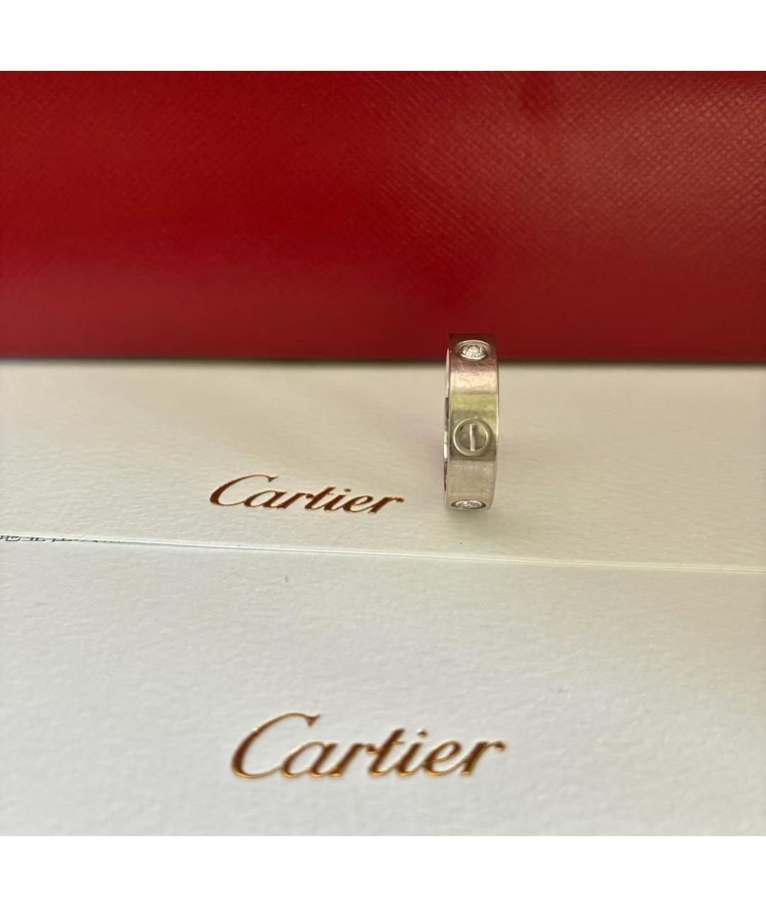 CARTIER Белое кольцо из белого золота, фото 6