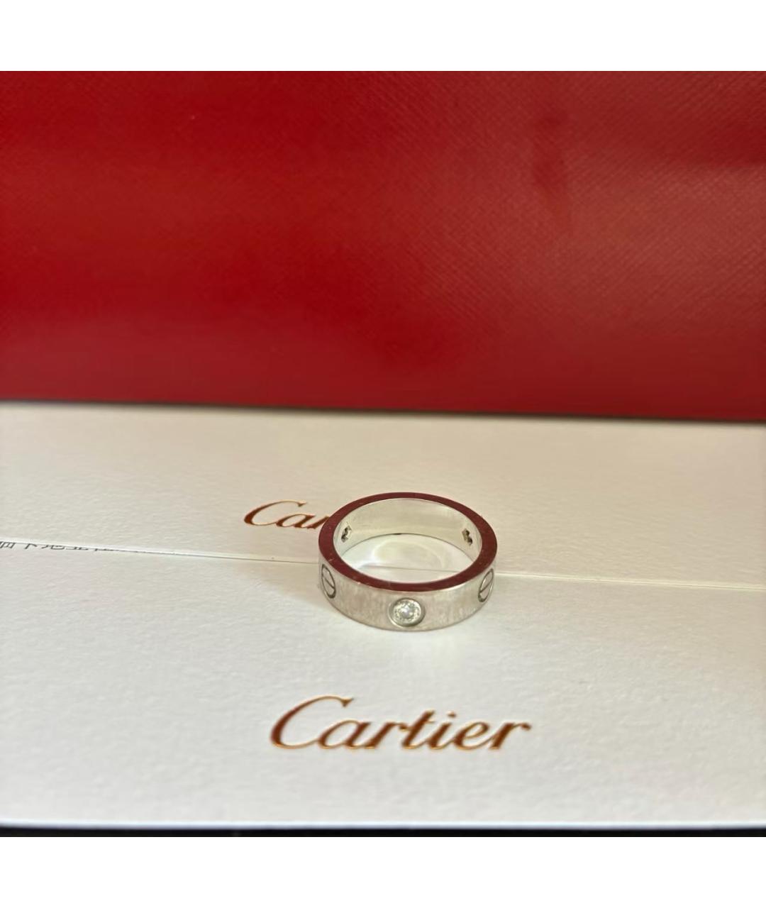 CARTIER Белое кольцо из белого золота, фото 3