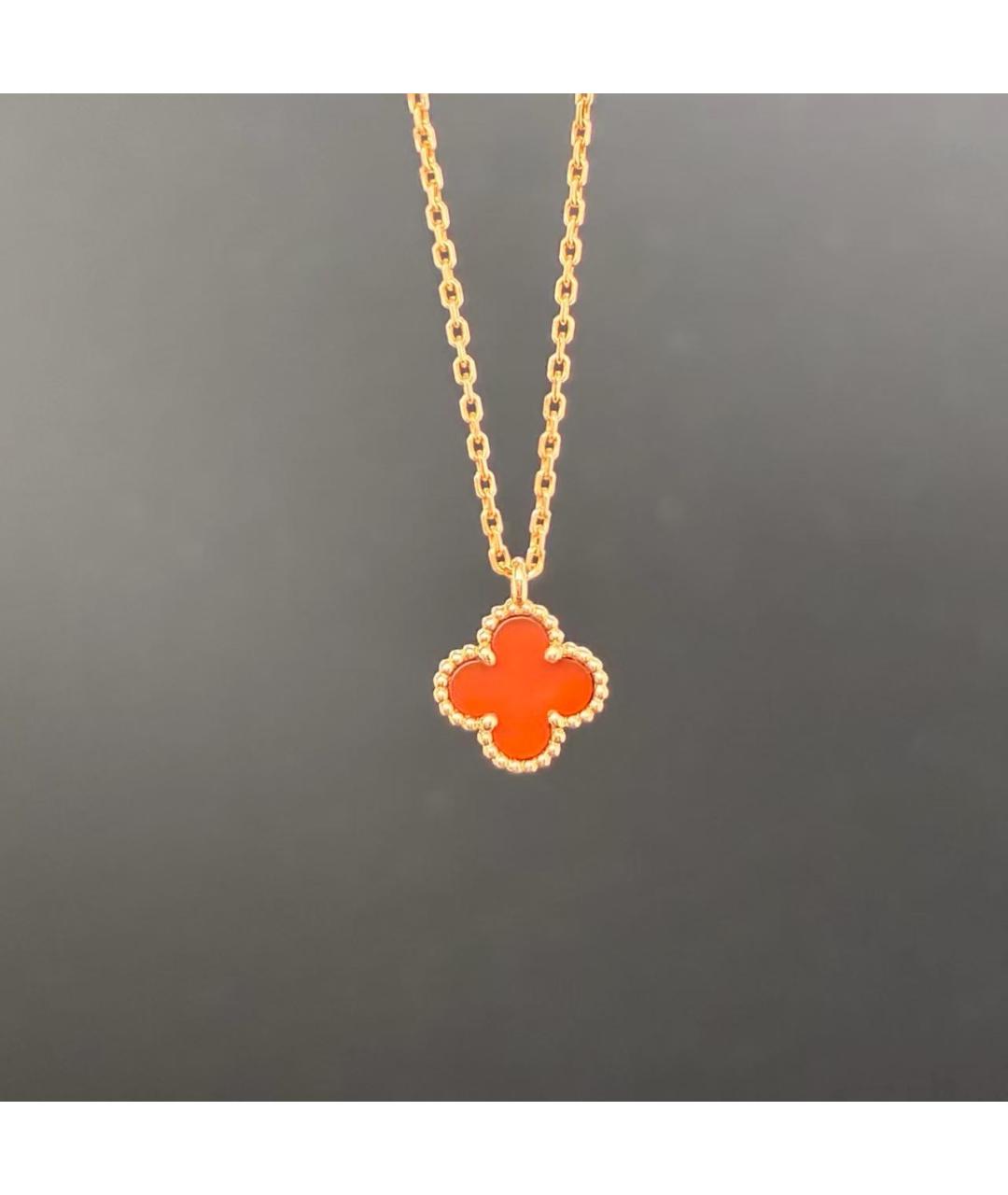 VAN CLEEF & ARPELS Красное колье из розового золота, фото 4