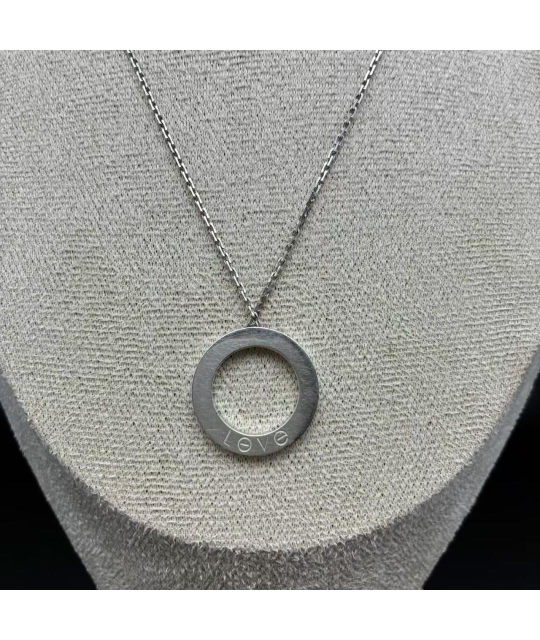 CARTIER Белое колье из белого золота, фото 4