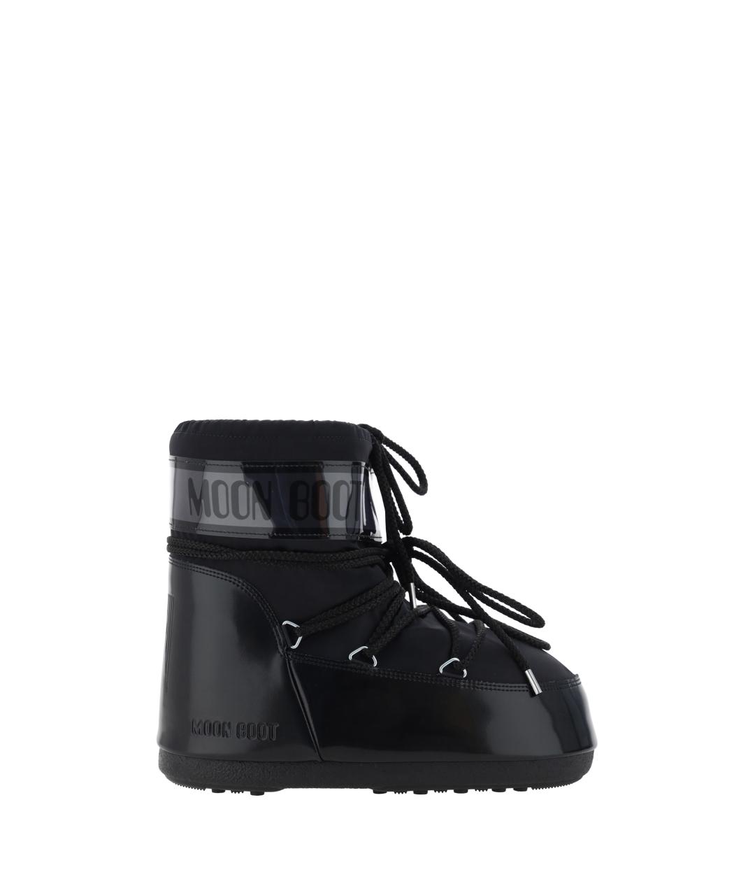 MOON BOOT Черные синтетические ботинки, фото 4