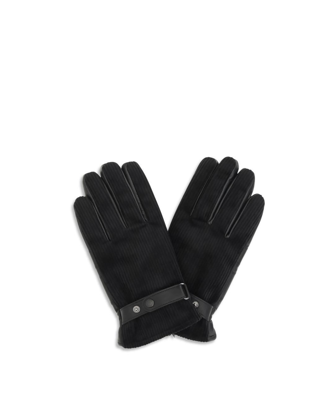 BARBOUR Черные перчатки, фото 4