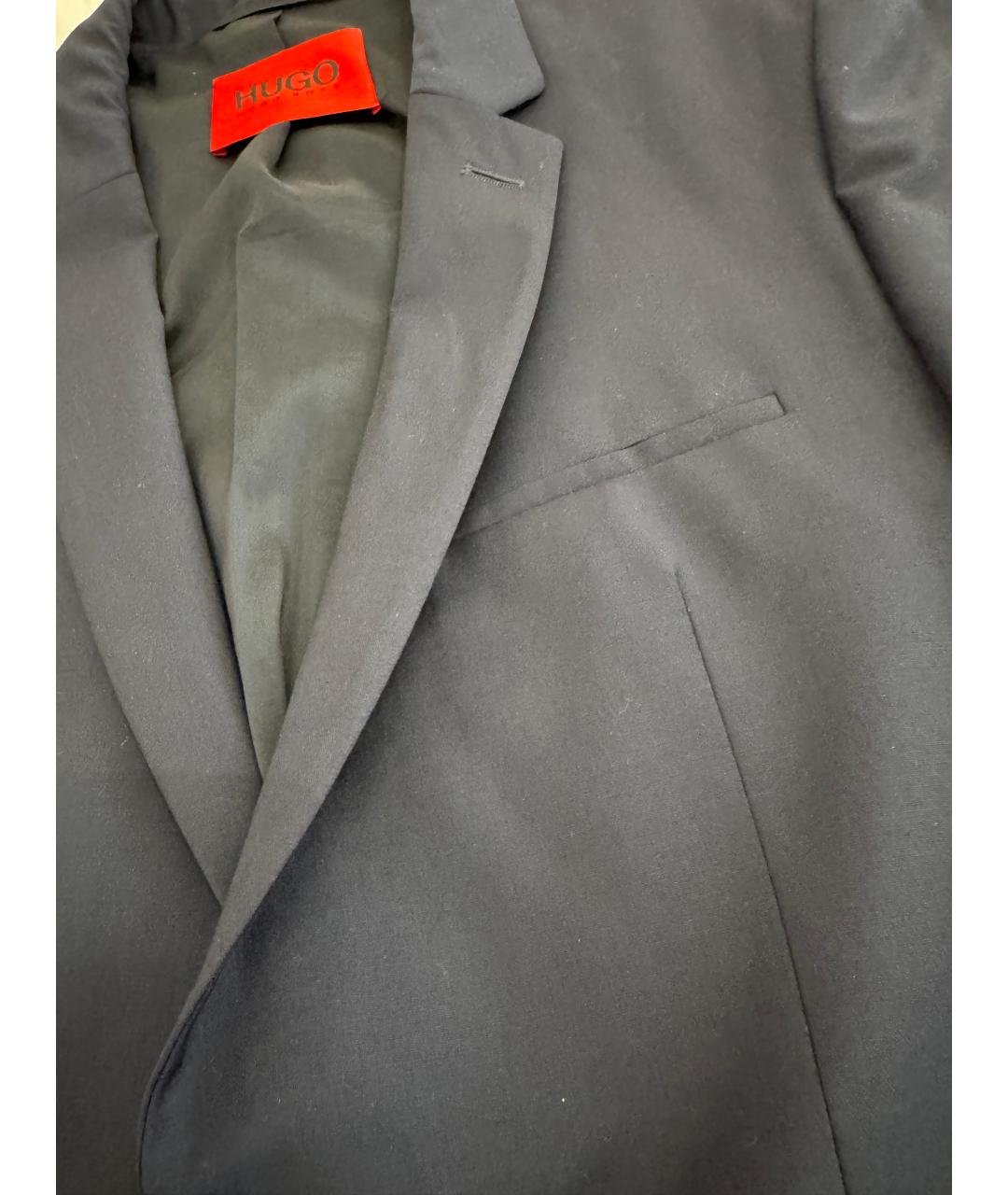 HUGO BOSS Темно-синий классический костюм, фото 4